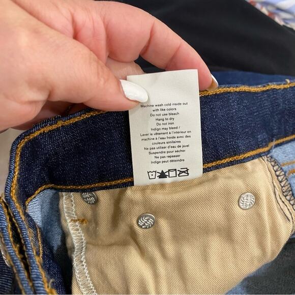 Rag & Bone 10" Ankle Skinny Cuffed Jeans Dark Wash Stretch Denim Sz 27 - Picture 8 of 10